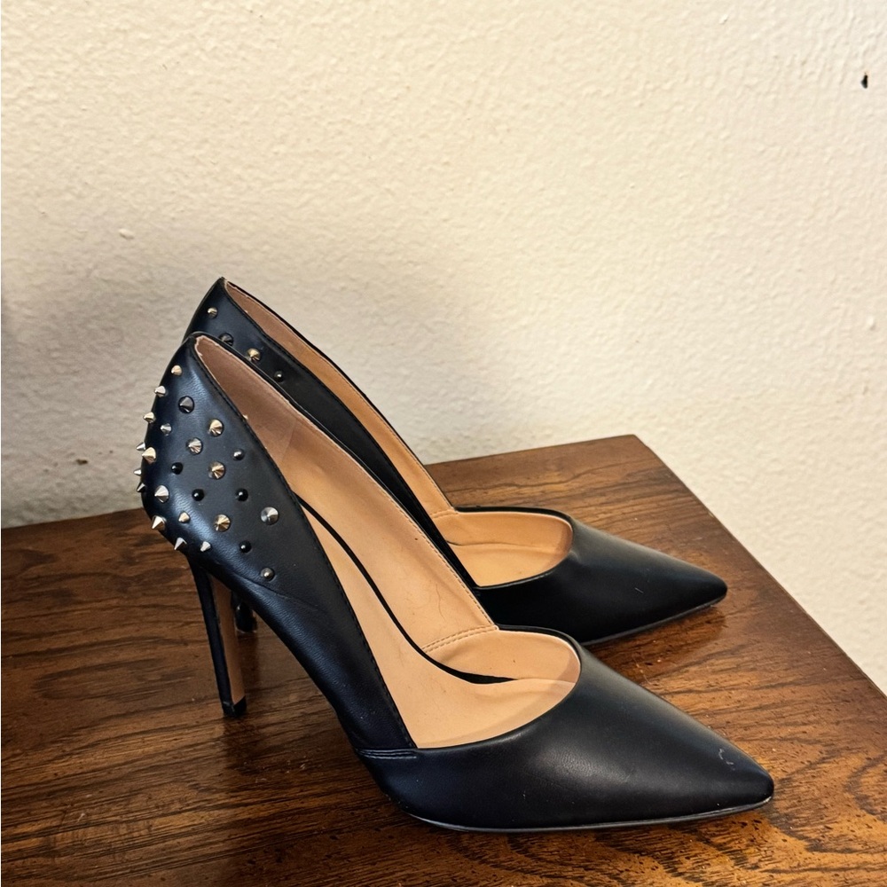 Mix No. 6 Black Studded Heels